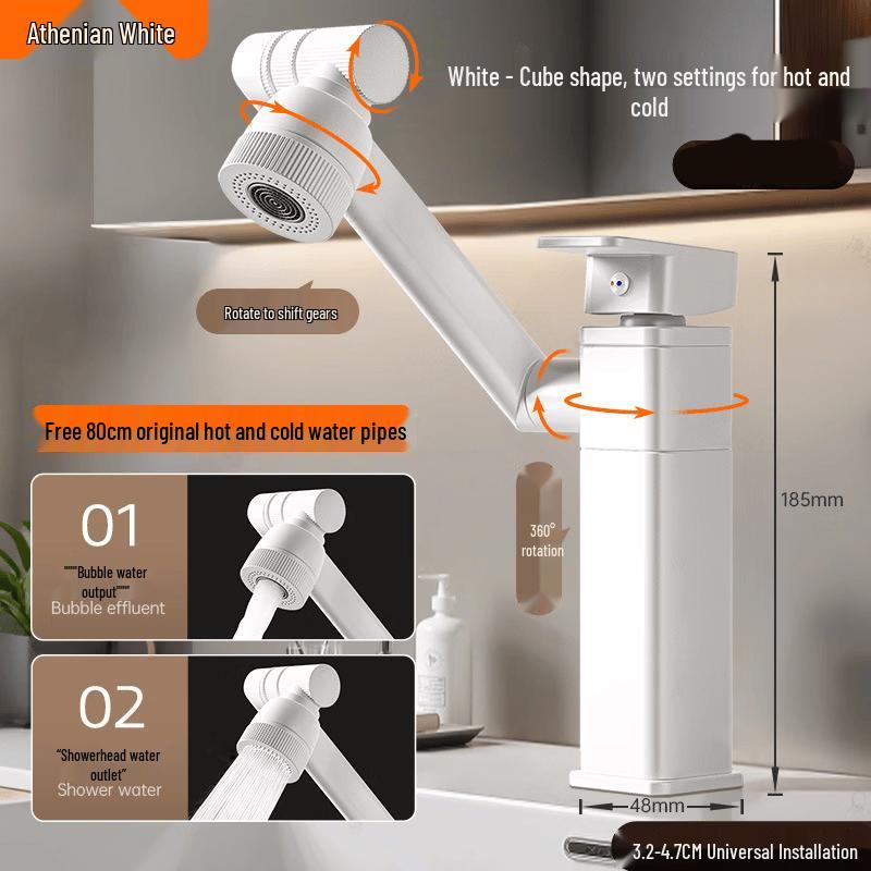 TLXT Stainless Steel Kitchen Faucet with Swivel & Dual Spray