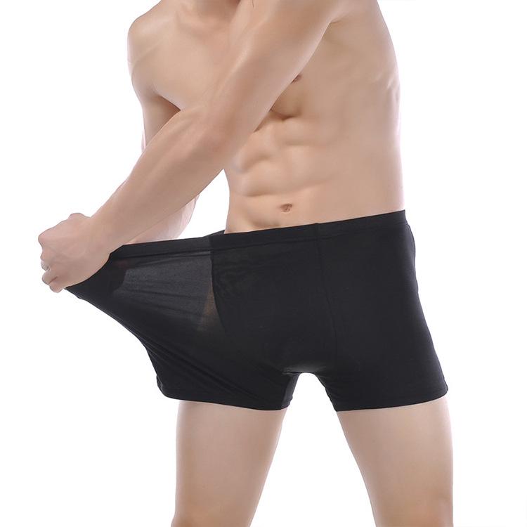 Bamboo Fiber Plus Size Men's Breathable Boxer Briefs & Sports Trunks