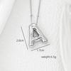 Smooth Chunky Bubble Initial letter Pendant Necklace Women Personality Jewelry Gold Balloon 26 Letter Necklaces
