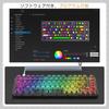 ATTACK SHARK X MAMBASNAKE X75 Transparent Gasket Wired Mechanical Keyboard Black Samurai Resin Keycap RGB Cherry MX English Layout Tenkeyless Cable