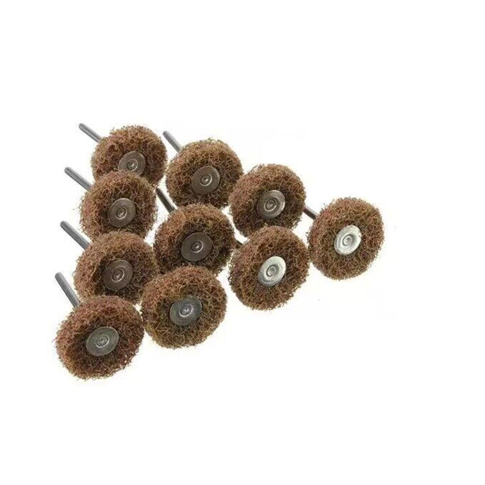 10pcs Nylon Polishing Wheel Buffing Fiber Grinding Head  Grinding Machine Accessories