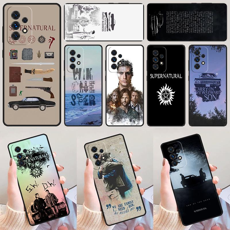 Supernatural SPN Dean Sam phone case For Samsung Galaxy A42 A31 A40 A51 A71 A32 A80 A91 A52 A72 A20e A21S A50 A70 A11 A12 Cover