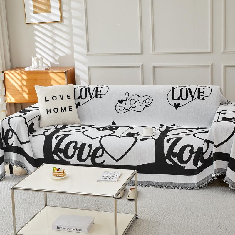 

Ткань для чехла дивана Двусторонняя Легкая Роскошь Высококлассная Современная Противоскользящая Накидка на диван Новый Чехол для дивана Защита от кошачьих когтей 180*130cm