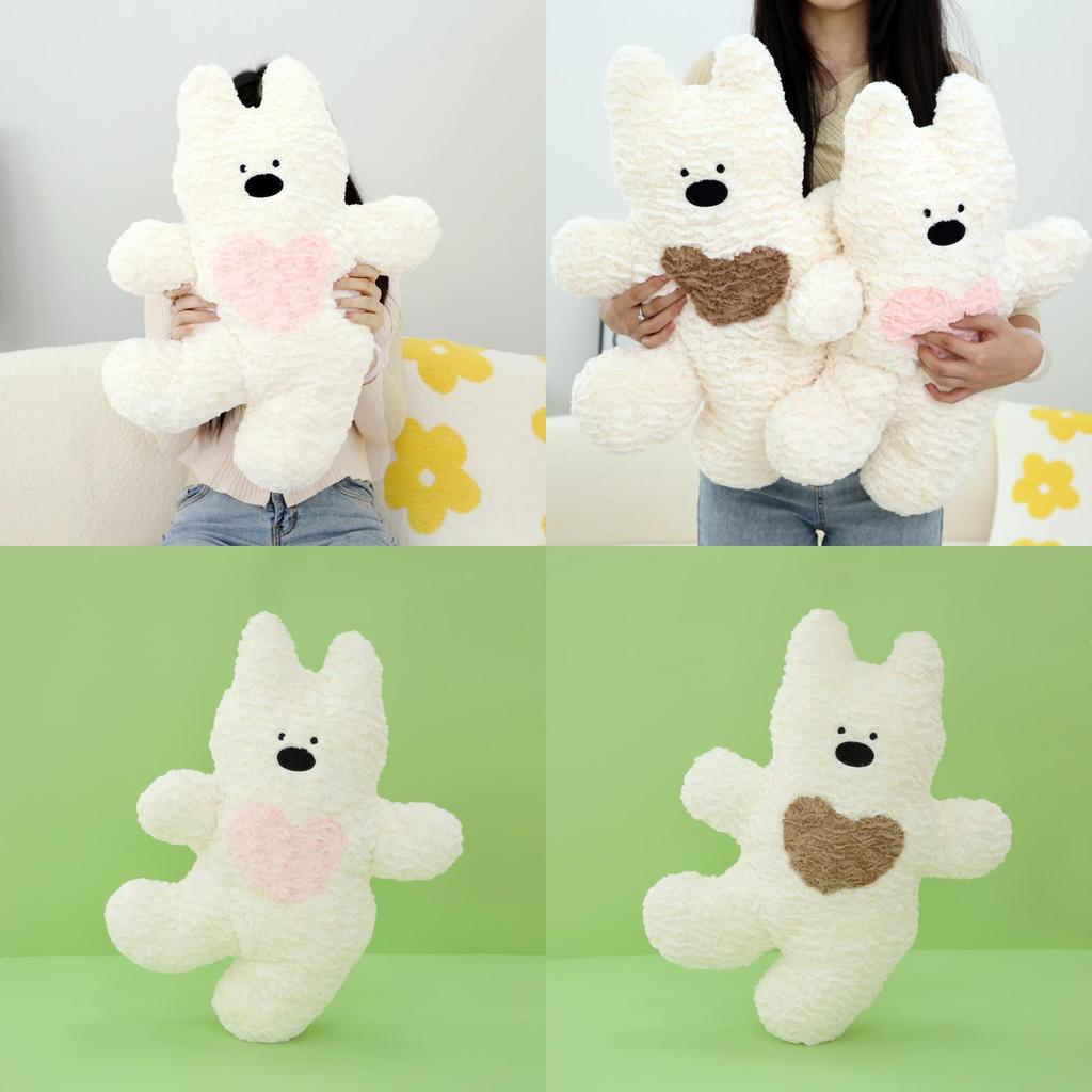 Adorable West Highland White Terrier Plush Pillow Soft Cuddly Toy For Kids