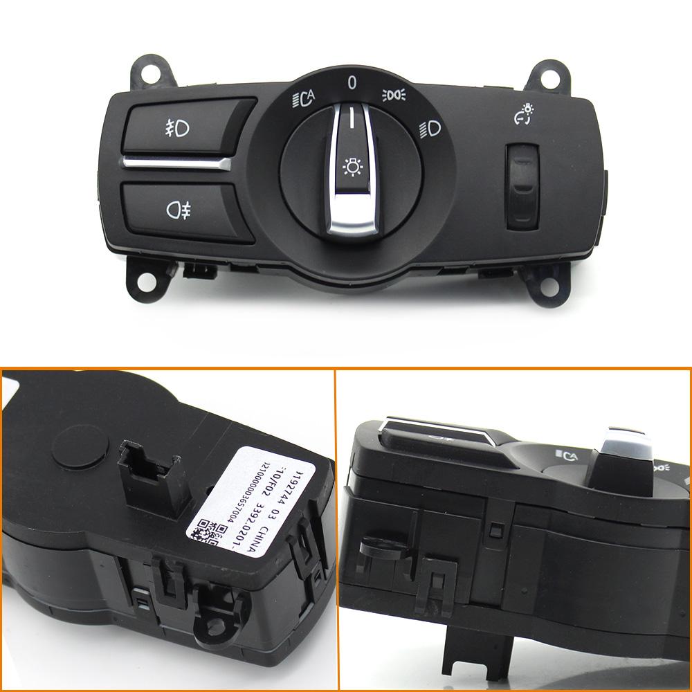 Car Front Head Lamp Headlight Switch Assembly For BMW 5 6 7 Series X3 X4 F10 F11 F07 F06 F01 F25 F26 61319192744 61319192746