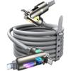 USB C To Lightning Cable, Chubby 240W 4 In 1 Charging Cable Type C Cord 1m/2m/3m