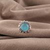 Blue Cat's Eye Gemstone Jewelry, 925 Sterling Silver Ring, Handmade Intuition Jewelry, Pleasant Ring For Women