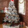 5M LED Metallic Tinsel Garland - Premium Thick Christmas Tree Hanging Decor with Battery-Operated Lights for Home/Party Decor