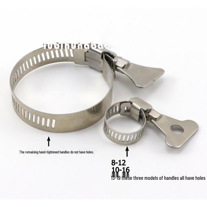 304 Stainless Steel Flexible Vent Hose & Pipe Clip for Range Hood and Appliances