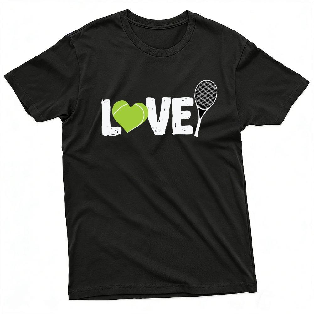 Tennis Love Graphic Tshirt Vintage Distressed Print Short Sleeve Tee Casual Sports Tennis Lover Gift Cotton Daily Wear Tops