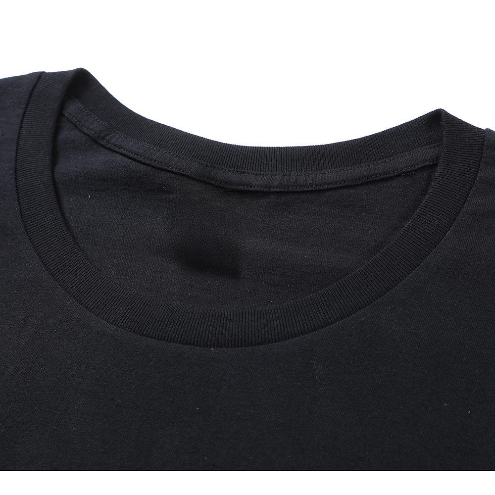 Talla Asiática Hombre Camiseta Negra Estampada Ninjago Ojos Ninja Azul Jay Fanart Camiseta Hecha por Fans Impresión con Papel de Transferencia Sin Corte Camiseta de Algodón