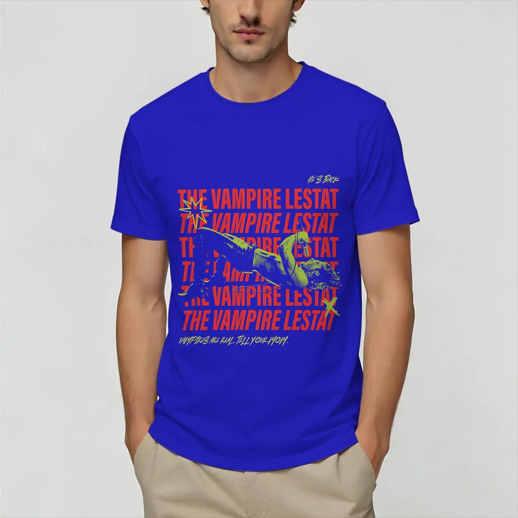 The Vampire Lestat T Shirt Summer Harajuku T Shirts Unisexs 100 Cotton ONeck 4XL 5XL 6XL Clothes ShortSleeve Vintage Tshirt