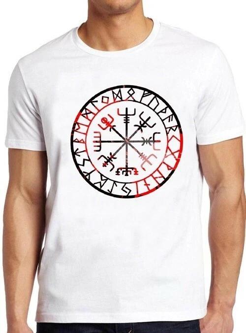 Вегвизир Викинг Кельтский Компас Крутой Подарок Футболка T Shirt M223 M