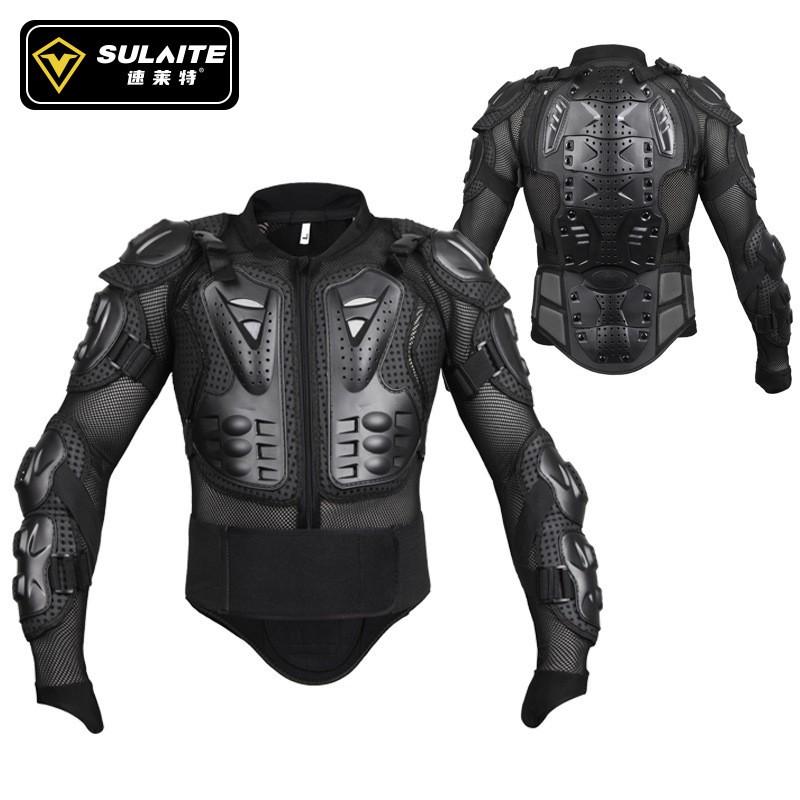 Motorcycle Riding Armor Suit With Knee Elbow Chest Neck Protection Off-Road ATV Dirt Bike Riders Adult Sizes S-4XL