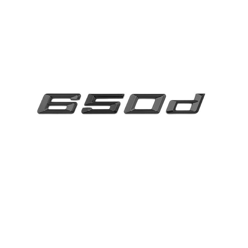 BMW 6 Series GT 630i/640i/640d/650d Rear Tail Badge Modified Trunk Sticker