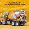 Large Concrete Excavator Crane Mixer Truck Transport Vehicle Sound Light Doors Opened Miniature Engineering Vehicle for Kid Gift dymfu11