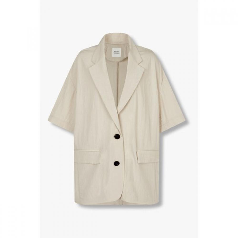 

Studio Tomboy Oversized Half Sleeve Jacket 9175212983 light beige (12)/OS(FREE)