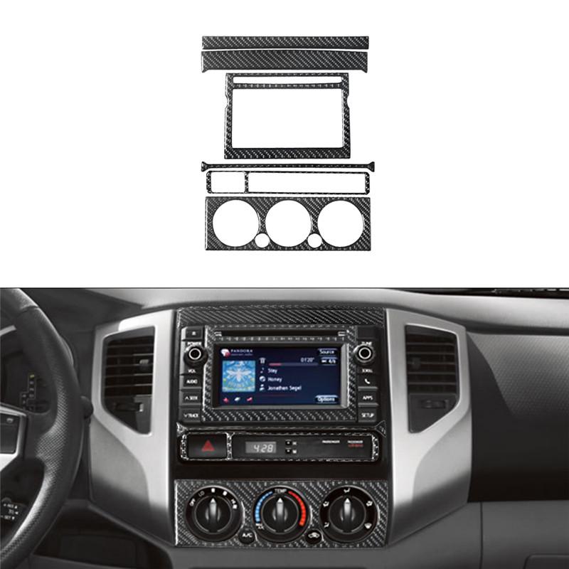 For Toyota Tacoma 2012 2013 2014 2015 Styling Accessories Car Interior Decoration Carbon Fiber Protective