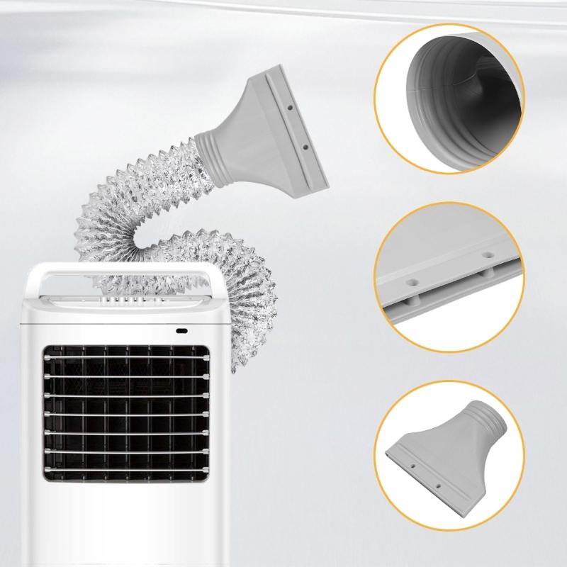 Conector Universal Furtun Ventilație Adaptor ABS pentru Aer Condiționat Uscător Corturi Montaj pe Fereastră