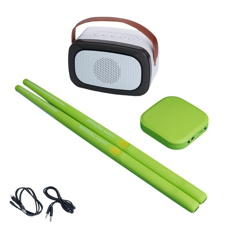 Portable Pocket Drum Motion Sensing Electric Air Drum With Drumsticks Virtual Air Drum for Beginners Kids Enduring