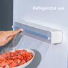 Magnetic Cling Film Dispenser With Slide Cutter Reusable Wall-mounted Wrap Dispenser For Plastic