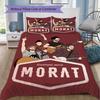 Morat Glitter Style Pattern Bedding,Quilt Set Quilt Cover Pillowcase Home Birthday Gift (1*duvet Cover+2*pillowcase,without core)XSJT0917430