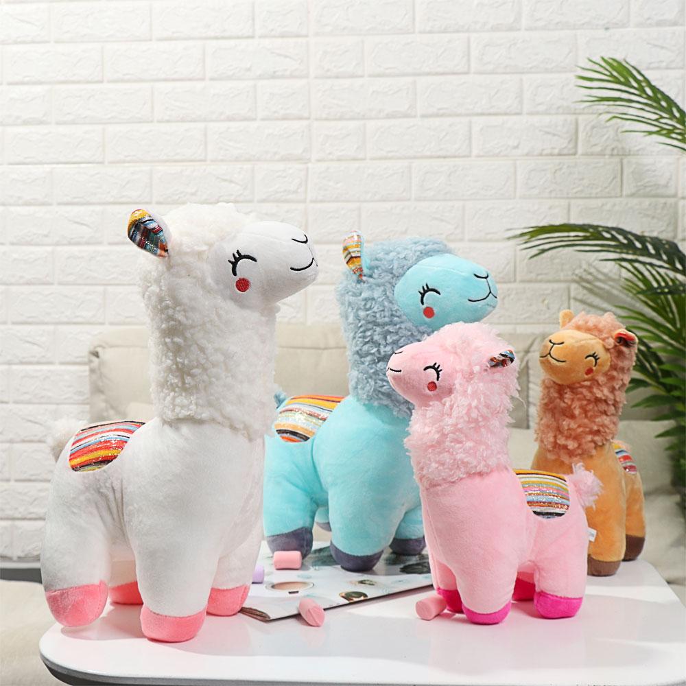 

25/35 см Милые детские игрушки Подарки на день рождения Верблюжьи куклы-животные Мягкие плюшевые мягкие куклы альпаки