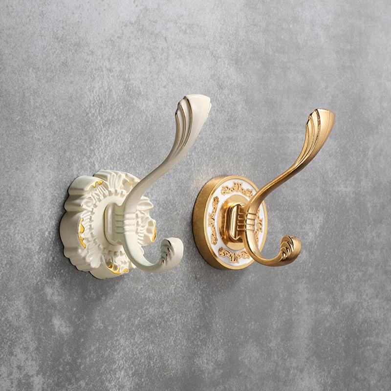 1 Stück Vintage Bronze Farbe Haken Tür Wandhalter Haushaltstuch Hut Tasche Kleiderhaken zum Aufhängen Küche Badezimmer Zubehör