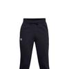 Under Armour Kids  Knitted Sports Pants Solid Color Fleece Cuffed Kids Bottoms Black 1357634-001