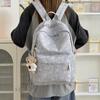 Schoolbag New Japanese Star Printed Backpack Female Student School Bag Lightweight Large Capacity Cute Plush Bear Backpack