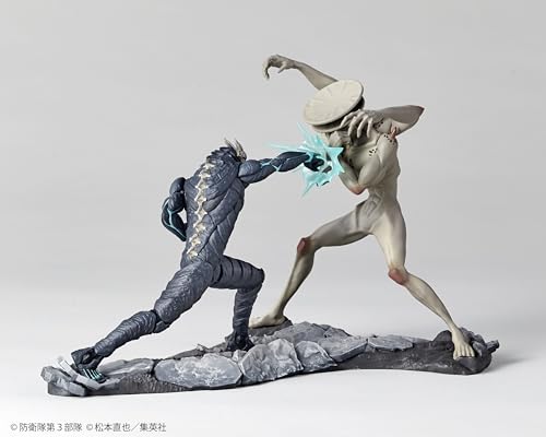 Kaiyodo Anime "Kaiju No. 8" Kaiju No. 8 vs. Kaiju No. 9 1/18 Scale PVC Painted Complete Figure
