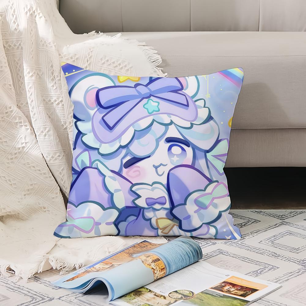 Funny Game C-Cookierun K-Kingdom Pillow Case Office Cushions Suitable For Sofa Car Bedroom Decorative Cushion Cover