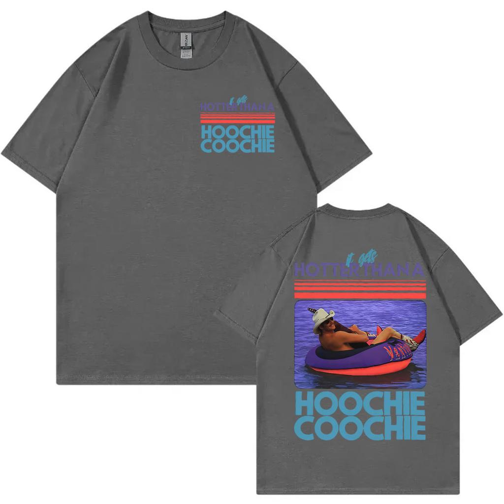 Hetare Än En Hoochie Coochie Meme T-shirt Unisex Sommar Avslappnad Bomulls T-shirts High Street Mode Trend Kortärmad T-shirt