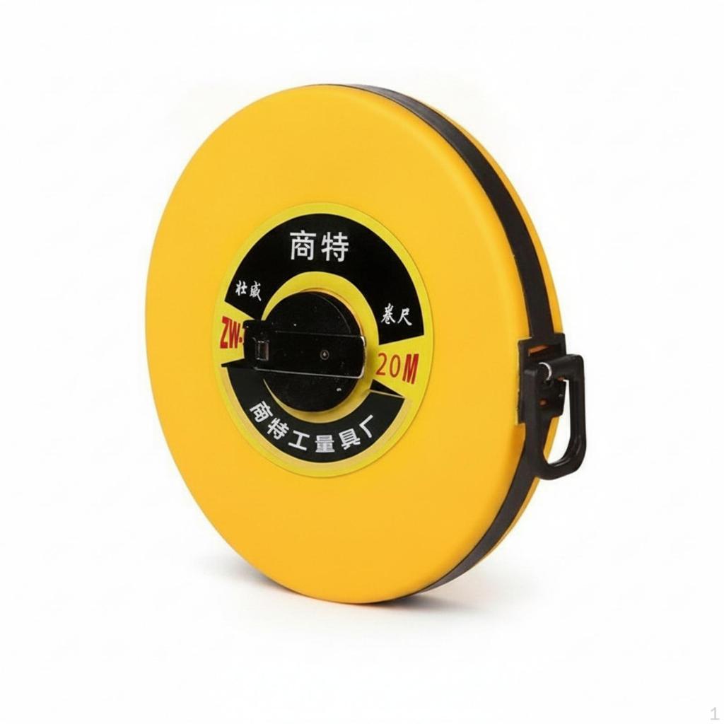 Fiberglass Tape Measure Hand Carry Handle Retractable 20M