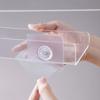 Acrylic Bathroom Shelves Wall Mounted Shower Shelve No Drilling Adhesive Thick Clear Storage & Display Shelves, Bathroom