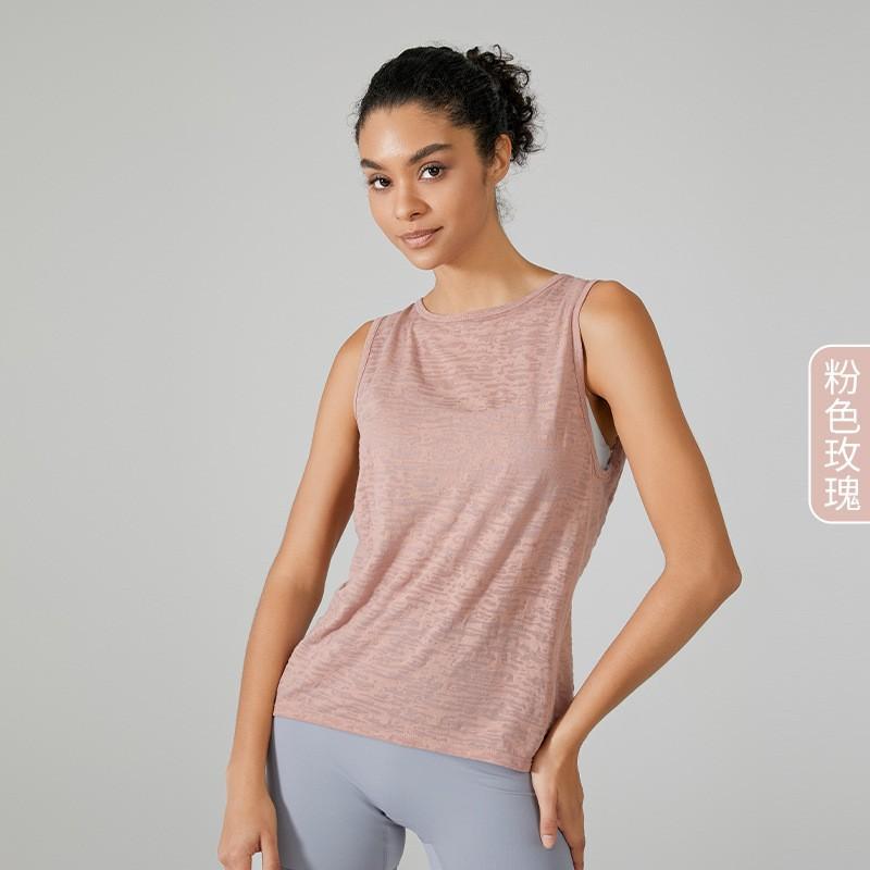 Damen Leichte Yoga-Top Schnelltrocknend Locker Ärmellos Trainingsshirt Atmungsaktiv Fitness-Tanktop Sommer Training