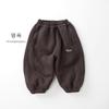 Kids Korean Style Winter Fleece Thickened Warm Casual Sweatpants For Boys And Girls
