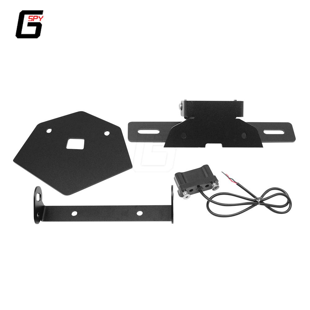 S1000RR License Plate Holder Number For BMW S1000 RR M1000RR 2019-2025 S1000R Motorcycle Accessories Tail Tidy With Led Light