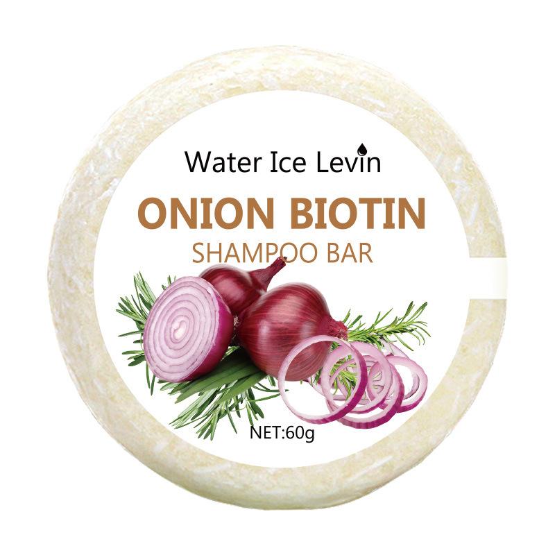 

Biotin Shampoo Bar for Hair Growth Rosemary and Onion Extract Moisturizing Scalp Care Solid Shampoo Soap for Men Women 1pcs