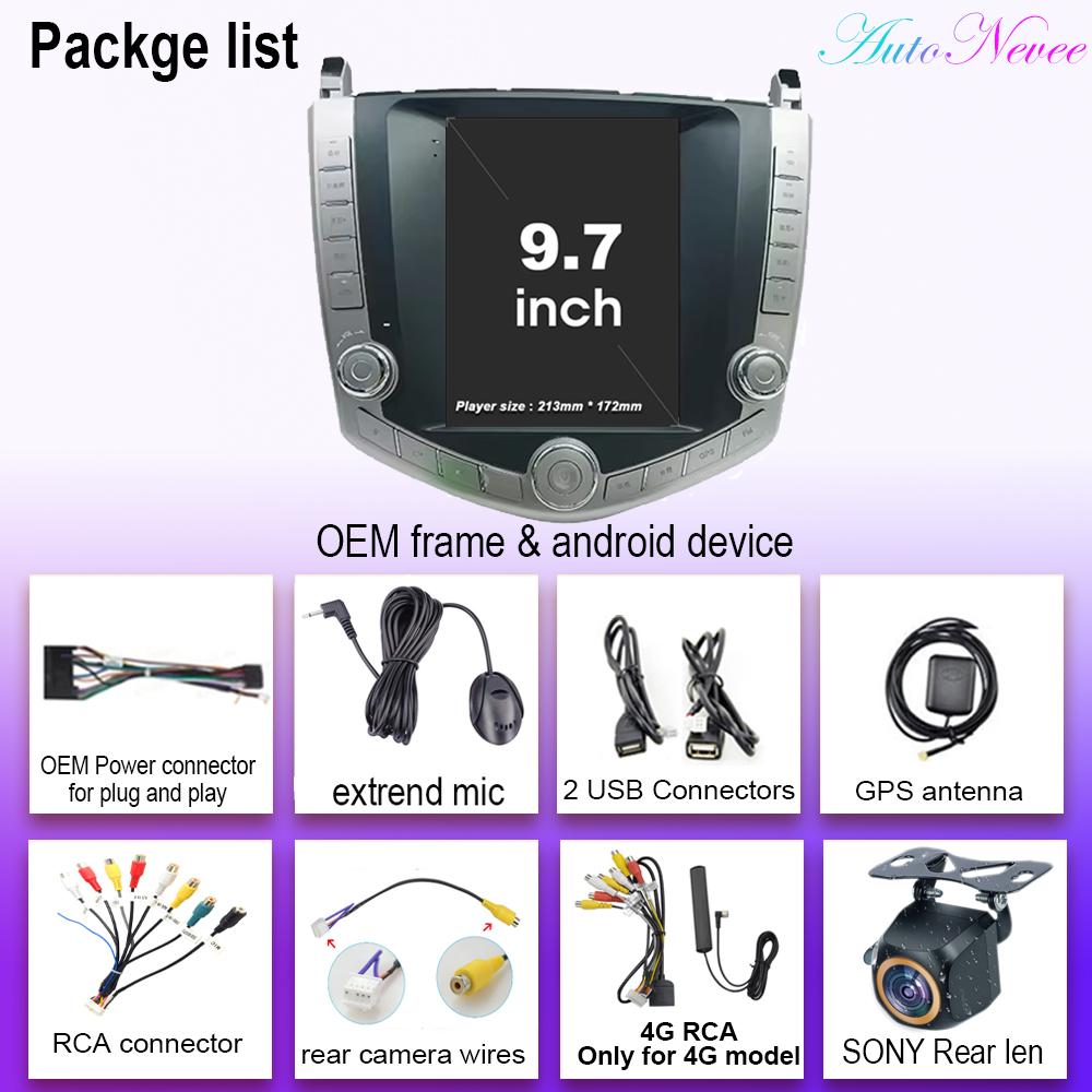 Radio auto cu ecran QLED de 9,7" inch, Android 14, pentru BYD S6 2011-2017, Carplay, GPS, Navi, stereo, player multimedia, 5G, Wifi, BT, DSP, 2DIN