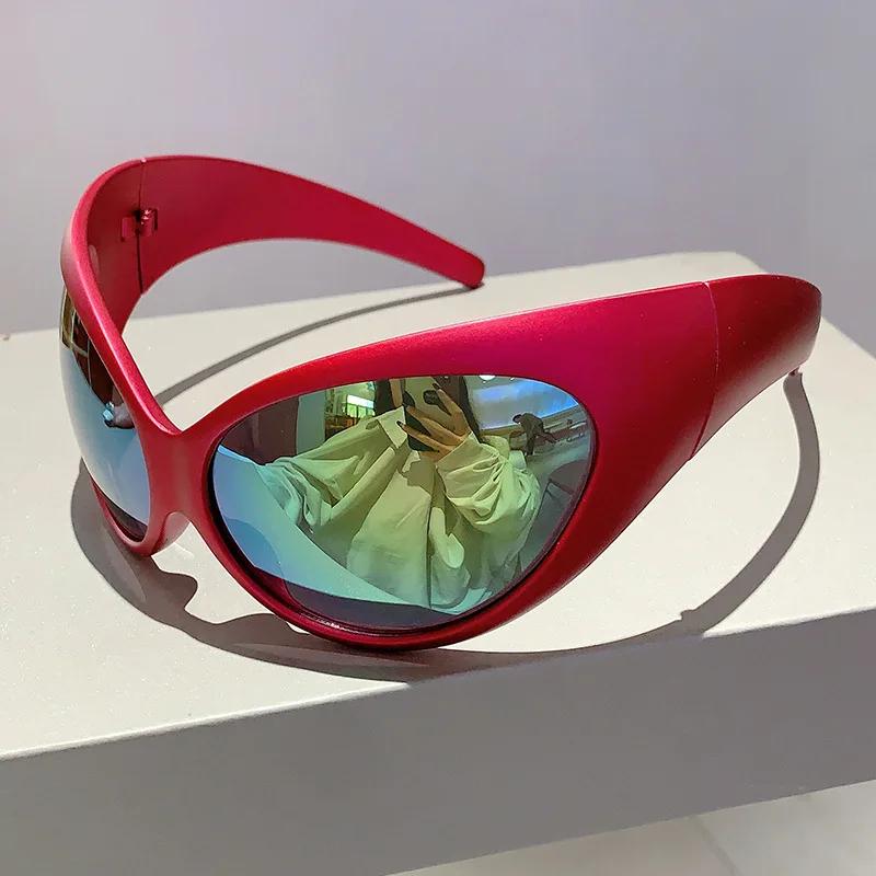Fashion  Vintage Oversized Et Cat Eye Sunglasses Women For Men Trendy Sun Glasses Punk Shades Luxury Brand Designer Eyewear