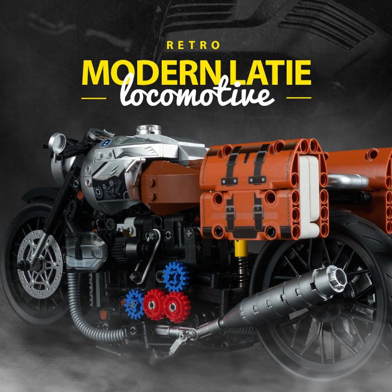 Motorrad ABS Kunststoff Bausteine Für Kinder Für DIY Bau Spaß