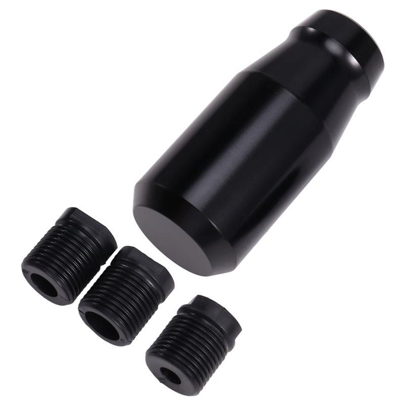 Aluminum Alloy 78Mm Weighted Gear Shift Knob Car Shifter Knobs Metal Gear Lever Stick Handle Handle Adapter чёрный