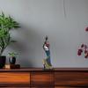 African Art Sculpture Aesthetic Ornament Statue Tribal Lady Figurine for Housewarming