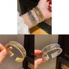 Geometric Zircon Round Multilayer Open Cuff Bracelet For Fashion Women