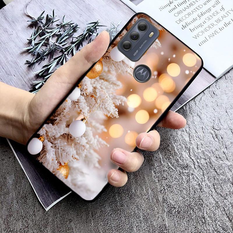 

Phone Case For Moto G85 G55 G05 G14 G75 G31 G50 G10 G20 G30 G60 G13 G32 G84 G54 G53 G72 G24 Power Cute Christmas Deer Tree Moto G55