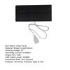 Solar Panel USB High Conversion Rate Phone Charger Compact Lightweight Universal 1.8W 5V
