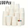 50/100PCS Disposable Small Paper Cup Tasting Cup  Perfect for Coffee Candy Juice Home Supermarket Holiday Party Activities
