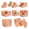 Soma Cube Puzzle in Wood Box Difficult Brain Teasers For Adults Teens Kids IQ Challenge Mind Logic Games Intellectual Toys
