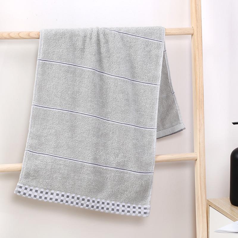 100% Cotton Thickened Bath & Face Towel - Soft, Absorbent, Adult Use, Perfect Gift
